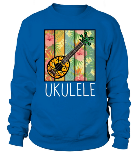 Vintage Ukuleles Hawaiian Uke Music Sweatshirt Unisex