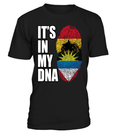 Ghanaian And Antiguan Mix Heritage DNA Flag T-Shirt Unisex