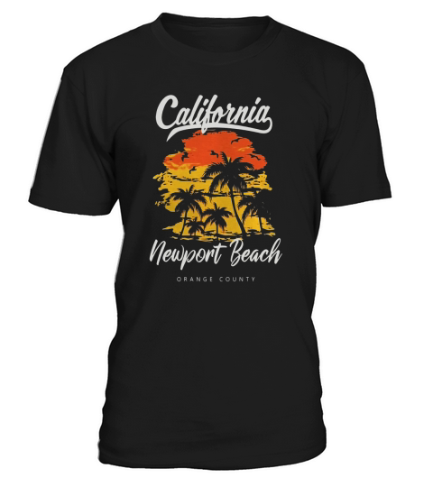 Newport Beach California Sunset T Shirt T-Shirt Unisex