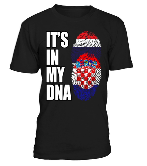 Thai And Croatian Vintage Heritage DNA Flag T-Shirt Unisex