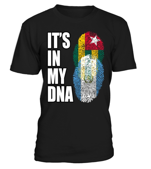 Togolese And Guatemalan Mix Heritage DNA Flag T-Shirt Unisex