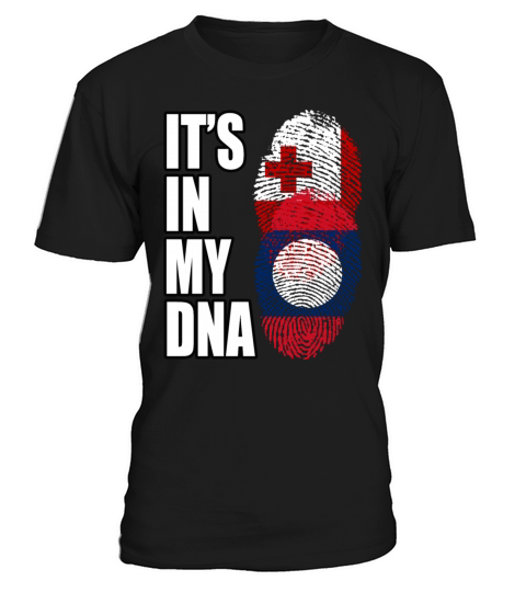 Tongan And Laotian Mix Heritage DNA Flag T-Shirt Unisex
