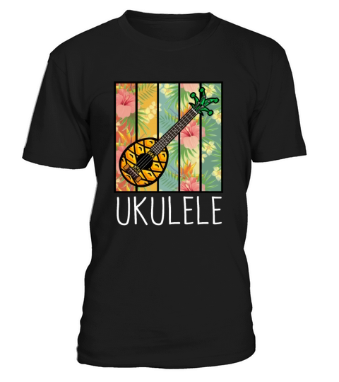 Vintage Ukuleles Hawaiian Uke Music T-Shirt Unisex