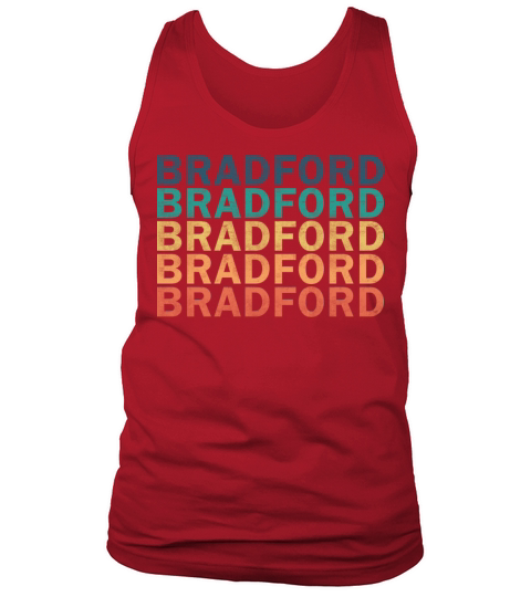 Bradford Name T Shirt - Bradford Vintage Retro Nam Tank Top Unisex