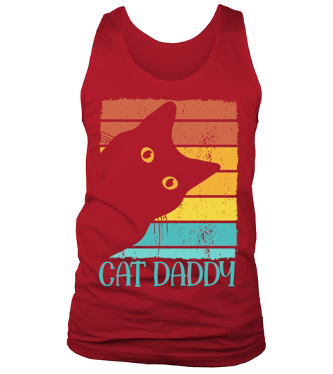 Cat Daddy Vintage Eighties Style Cat Gift Best Tank Top Unisex