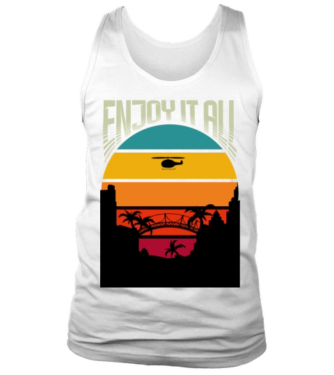 Enjoy it all vintage retro summervibes Tank Top Unisex