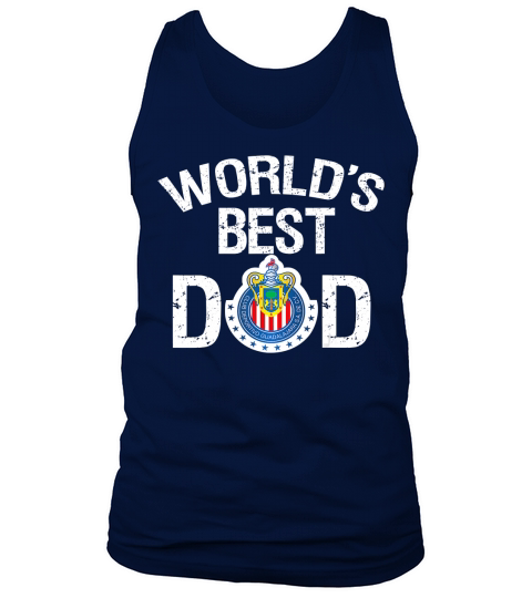 FC Chivas Guad Mexico Worlds Best Dad Fathers Day Gift Tank Top Unisex