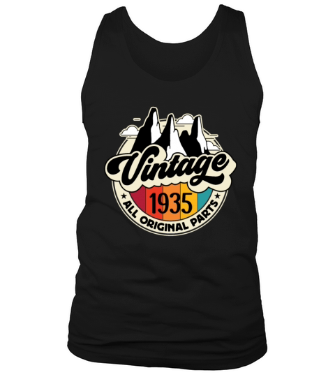 Funny Birthday Born in 1935 Limited Edition Tank Top Unisex