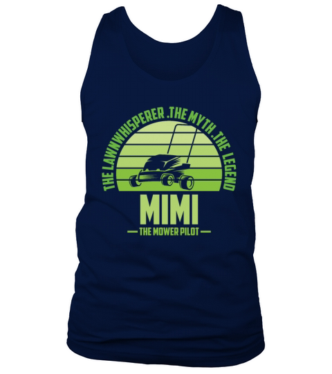 Funny Mimi Lawn Mowing Shirt Lawn Mower Mow Summer Tank Top Unisex