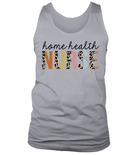 Home-Health Nurse Leopard Print Registered RN Tank Top Unisex