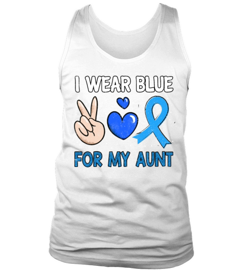 In November Blue For Aunt Diabetes Awareness Tank Top Unisex