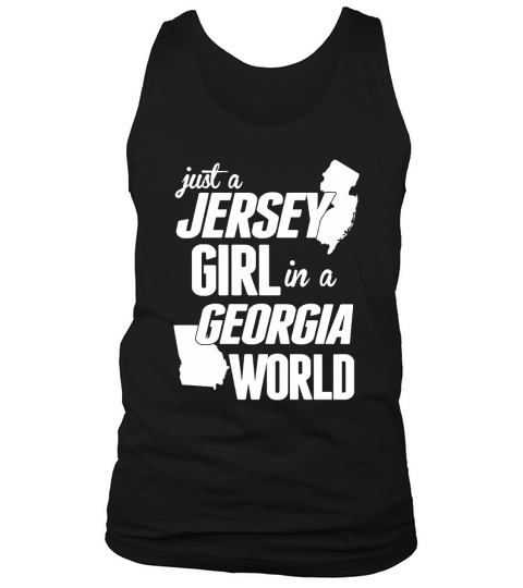 Jersey Girl In A Georgia World Tshirt Tank Top Unisex