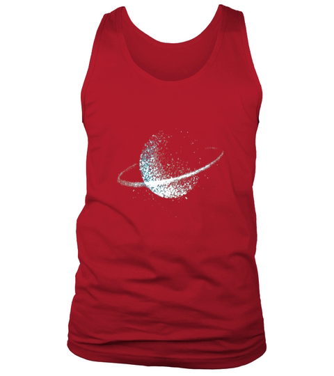 Planet T-Shirt Science Astro Physics Saturn Sci Fi Tee 3d Tank Top Unisex