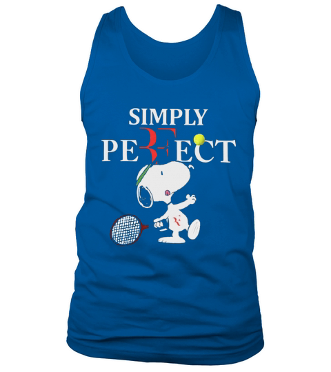 Roger Federer  Snoopy Simply Pefect Tank Top Unisex