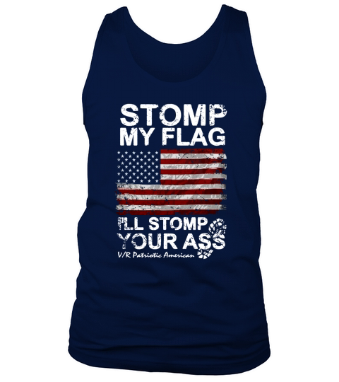 Stomp my flag America Veteran Tank Top Unisex