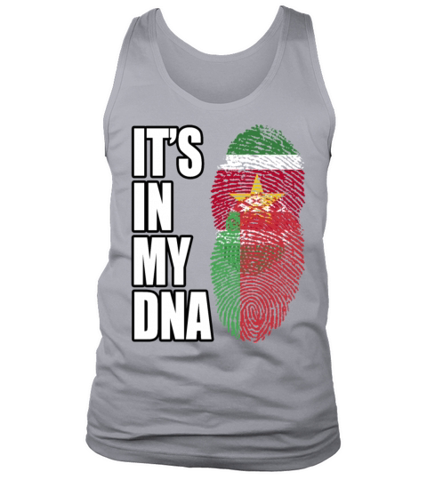 Surinamese And Belarusian Vintage Heritage DNA Fla Tank Top Unisex