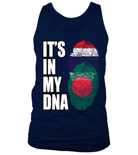 Thai And Bangladeshi Vintage Heritage DNA Flag Tank Top Unisex