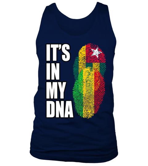 Togolese And Malian Mix Heritage DNA Flag Tank Top Unisex