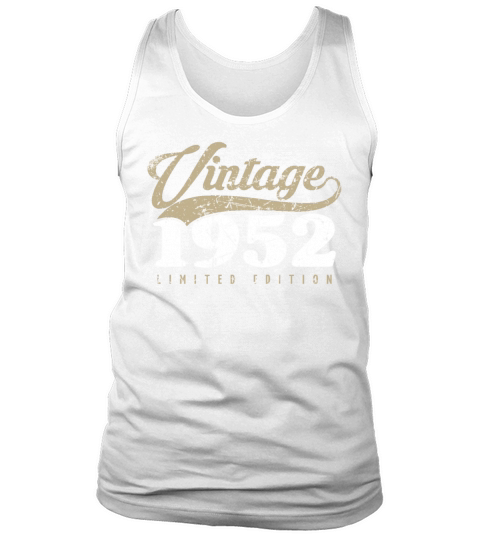 Vintage 1952 70th Birthday 70 Years Tank Top Unisex
