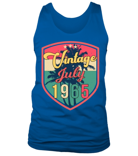 Vintage 1965 July Tank Top Unisex