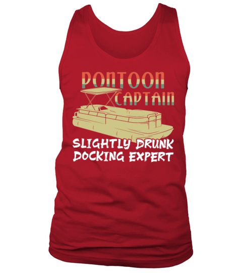 Vintage Boat Kayak Pontoon Captain Boating Summer Tank Top Unisex