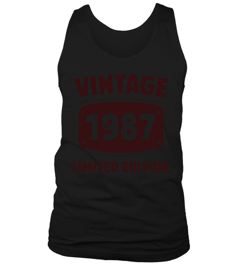 Vintage Limited Edition 1987 Tank Top Unisex