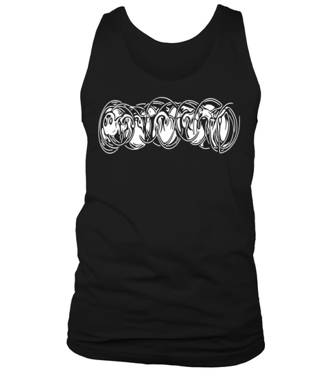 Vintage Loops Unusual Lines Tank Top Unisex
