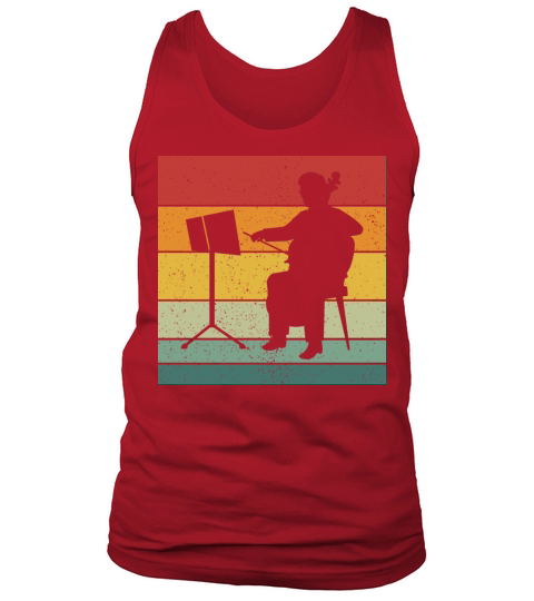 Vintage Retro Double Bass Vintage Music Tank Top Unisex