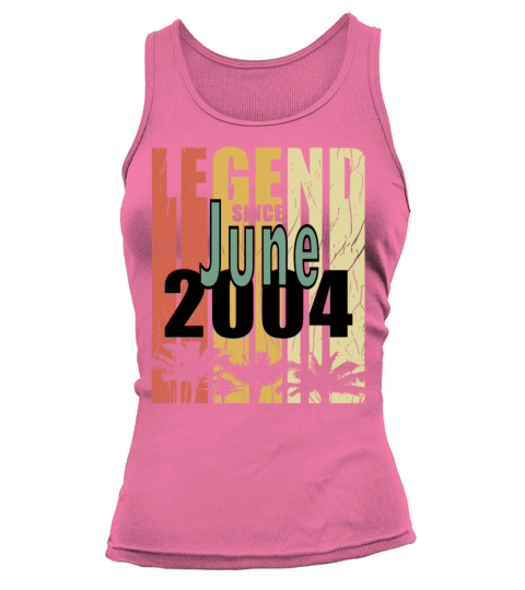 2004 vintage born in June gift Tank top Woman