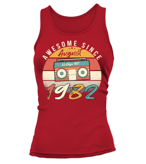 40th Anniversary Of August 1982 Tank top Woman