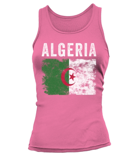 Algeria Flag Distressed - Algerian Flag Tank top Woman