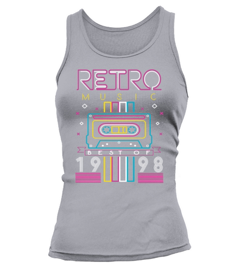 Best Of 1998 Retro Cassette Vintage Birthday Tank top Woman