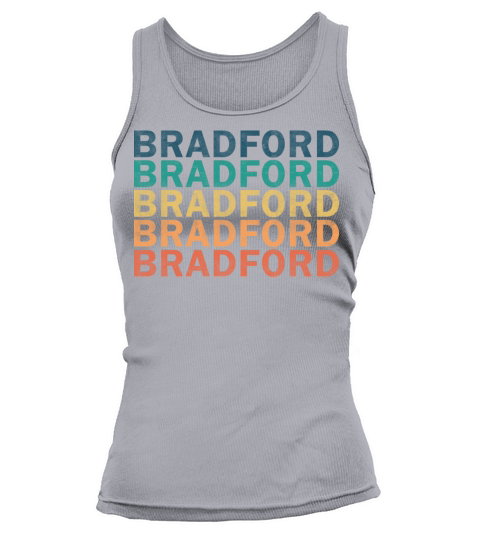 Bradford Name T Shirt - Bradford Vintage Retro Nam Tank top Woman