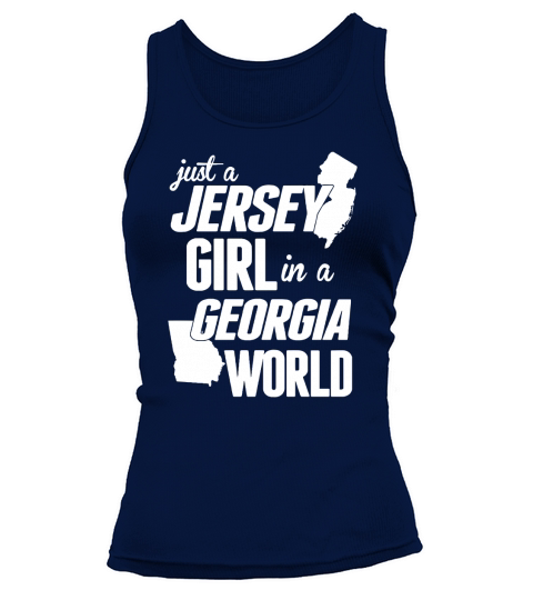 Jersey Girl In A Georgia World Tshirt Tank top Woman