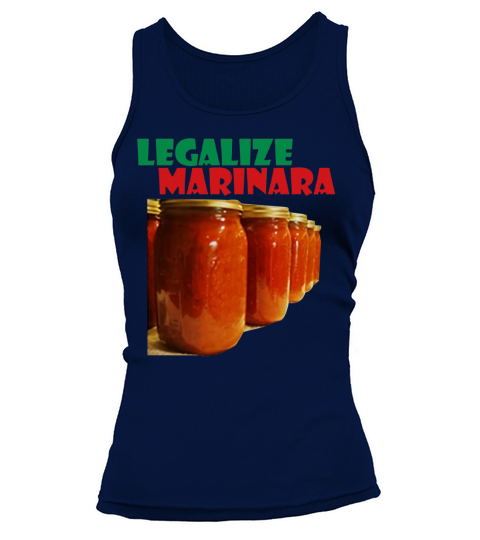 KNBC Graphics Funny Legalize Marinara Ash Gray Tank top Woman