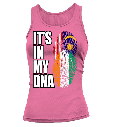 Malaysian And Ivorian Mix Heritage DNA Flag Tank top Woman