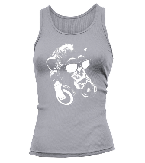 Monkey DJ With Headphones And Sunglasses T-shirt Tank top Woman