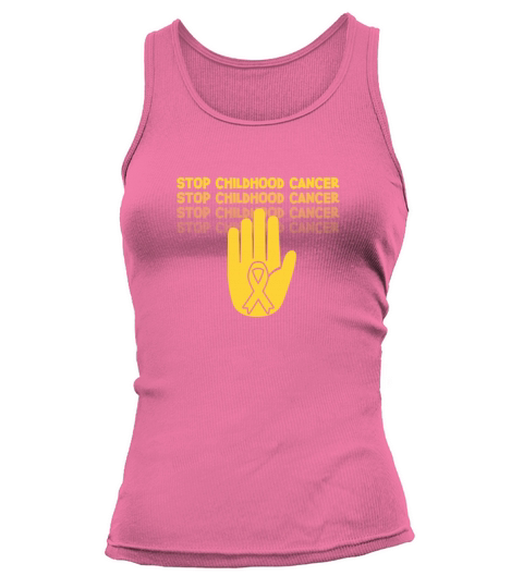 Stop Childhood Cancer Tank top Woman