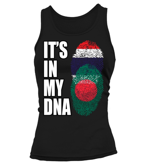 Thai And Bangladeshi Vintage Heritage DNA Flag Tank top Woman