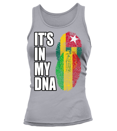 Togolese And Malian Mix Heritage DNA Flag Tank top Woman
