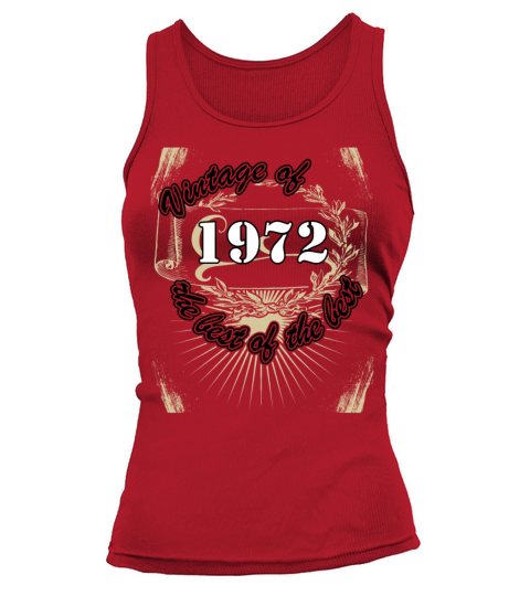 Vintage 1972 Birthday Saying Retro 50 Years Tank top Woman