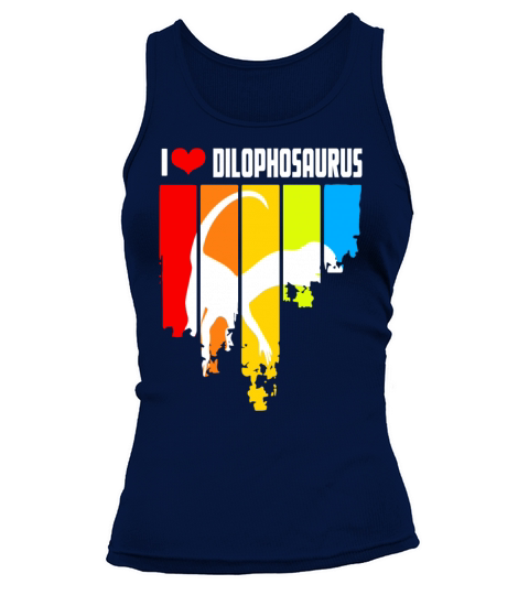 Vintage Dilophosaurus Design Tank top Woman