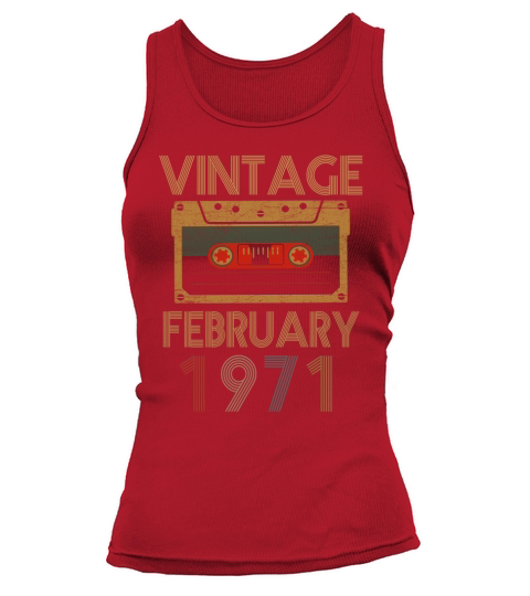 vintage february 1971 - Unisex Long Sleeve Tank top Woman