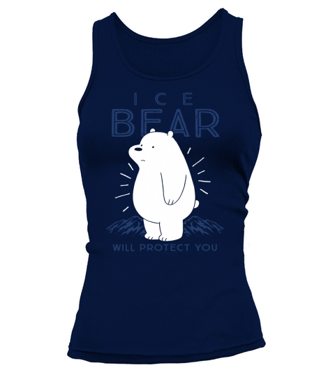 We Bare Bears Ice Bear Will Protect You TShirt Tank top Woman