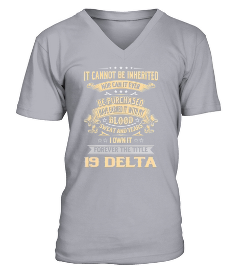 19 Delta Forever Job Title Shirts V-Neck T-shirt