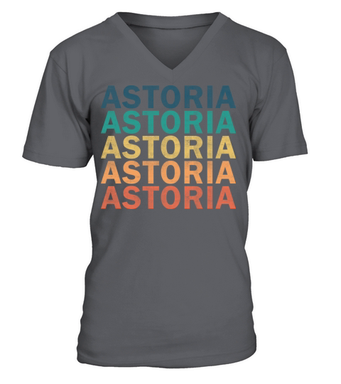 Astoria Name T Shirt - Astoria Vintage Retro Name V-Neck T-shirt