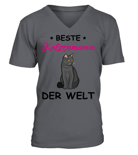 Cat Mom Quote Cat Lover Cat Owner Gift Women V-Neck T-shirt