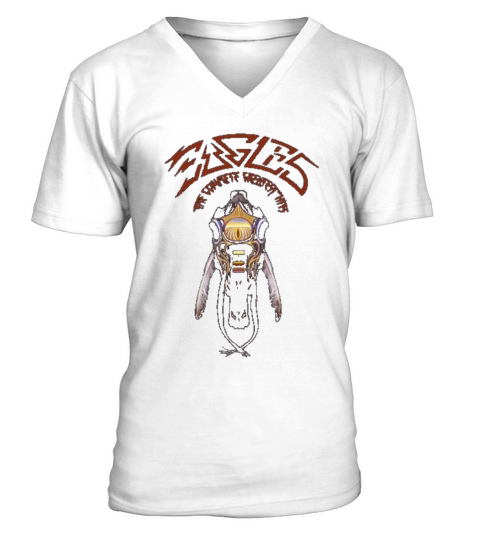 Eagles Band Logo Tour V-Neck T-shirt