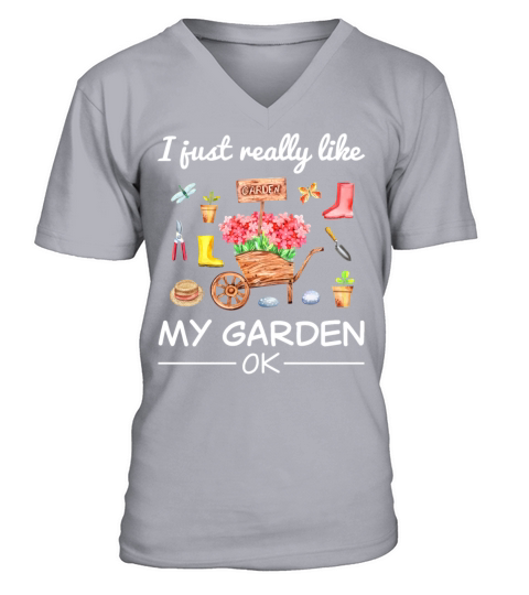 Garden Gardener Hobby Gardener Saying Gift V-Neck T-shirt