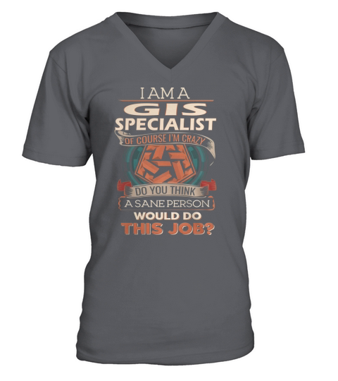 GIS SPECIALIST V-Neck T-shirt